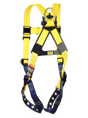 Delta Vest-Style Harness - Back D-ring - Tongue-buckle leg straps - Pass-thru chest buckle - Repel Webbing - 3M DBI-SALA 1102000 image 1