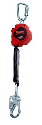 3100426  - Protecta (SRL) Self Retracting Lifeline - 11 ft. (3.3m) - Polyester web lifeline w/ steel snap hook - Thermoplastic housing - Anchorage carabiner image 0