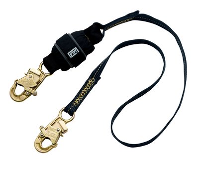 6ft. Arc flash Shock Absorbing Lanyard - EZ-Stop FR single-leg web lanyard – User-friendly snap hooks on each end – Fire resistant, Anti-static & arc flash rated – Reflective materials – 3M DBI-SALA 1246306 image 0