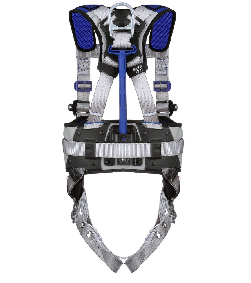 3M DBI-SALA ExoFit X100 Comfort Construction Climbing/Positioning Safety Harness - 1401045 through 1401049 image 1