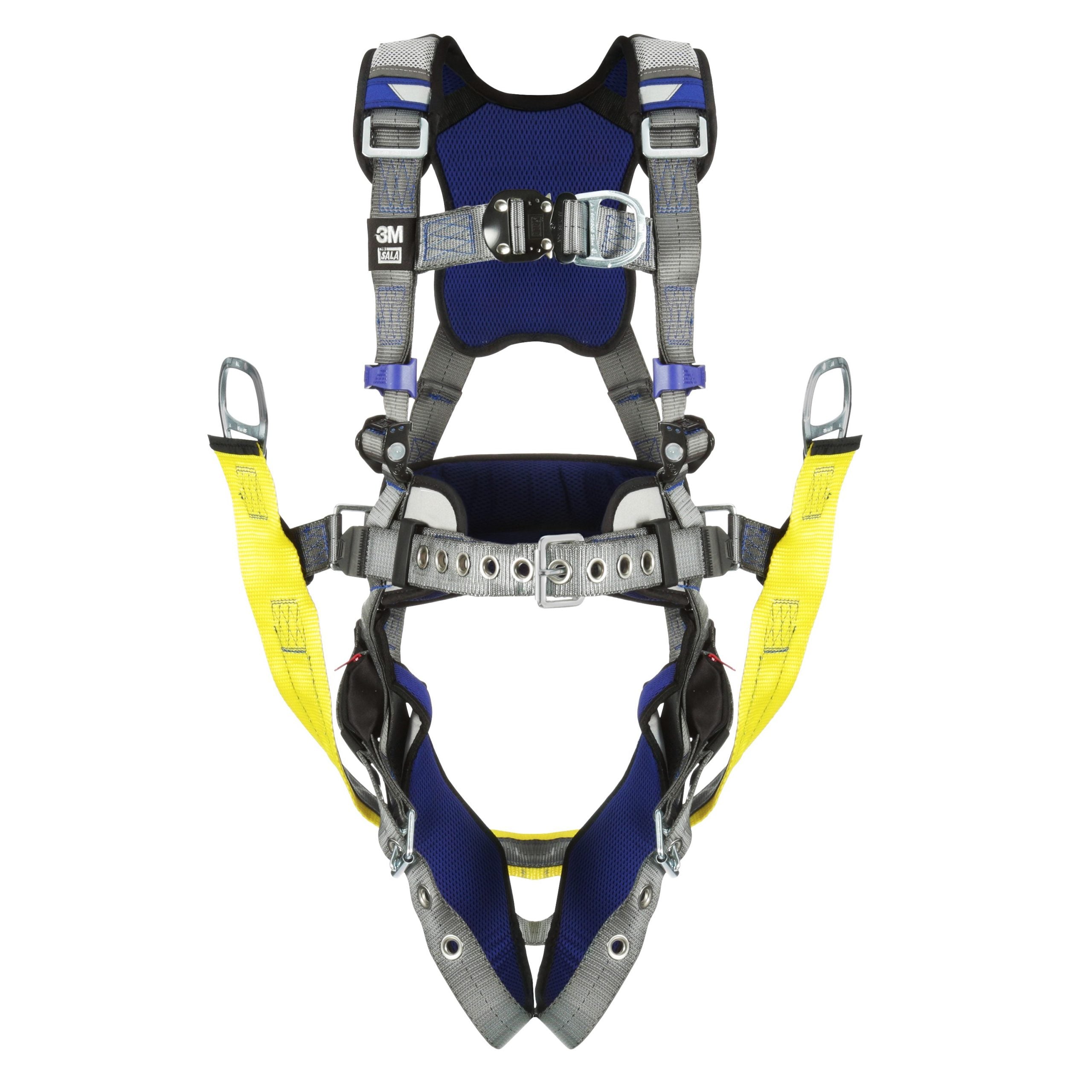 ExoFit Derrick Harness - (18″) back d-ring extension – Body belt w/ back D-ring – Seat sling w/ side D-rings – Tongue-buckle leg straps – for 1000570 derrick belt image 0