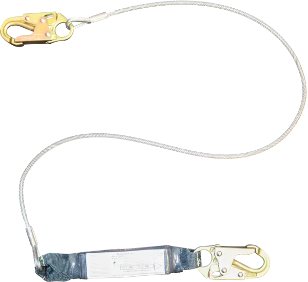 470AK Wire Rope Shock Absorbing Lanyard - French Creek Fall Safety image 0