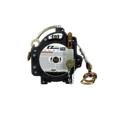 7605060 - 60ft EZ-Line Retractable Horizontal Lifeline System (HLL), 6.3mm 7x19 galvanized cable image 0