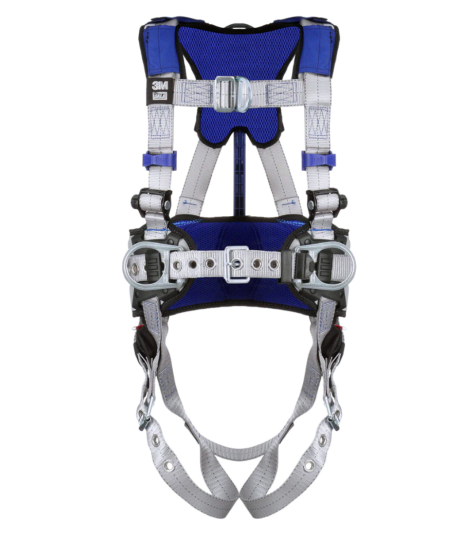 3M DBI-SALA ExoFit X100 Comfort Construction Climbing/Positioning Safety Harness - 1401045 through 1401049 image 0