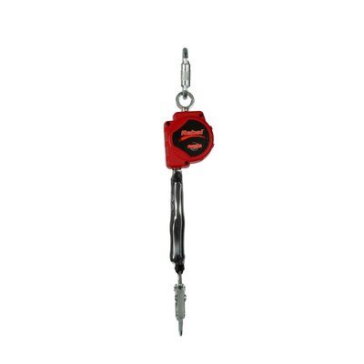 3100403  - Protecta (SRL) Self Retracting Lifeline - 6 ft.  - Polyester web lifeline w/ steel snap hook, thermoplastic housing with anchorage carabiner image 0