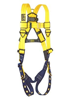 Delta Vest-Style Harness - Back D-ring - Tongue-buckle leg straps - Pass-thru chest buckle - Repel Webbing - 3M DBI-SALA 1102000 image 0