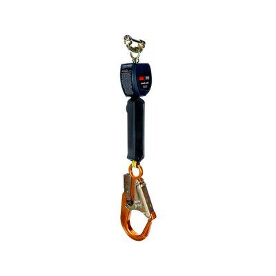 3101227 - 3M DBI-SALA Nano-Lok Quick Connect Self Retracting Lifeline, Single Leg, Single Pin Anchorage and Rebar Hook Leg End image 0