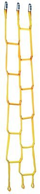 Rollgliss rescue ladder - 8 ft. synthetic web rescue ladder - Staggered rigid steps - Combine to increase ladder length - Includes (3) carabiners - 3M DBI-SALA 8516294 image 0