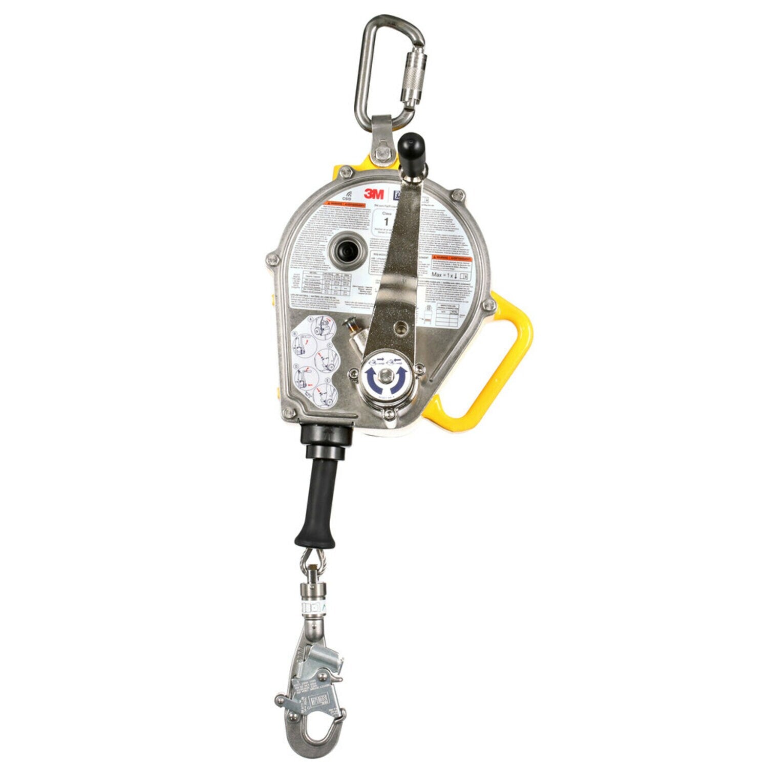 3400165 RSQ 3-Way Retrieval Self-Retracting Lifeline, Stainless Steel Cable, 50 ft - 3M DBI-SALA image 1