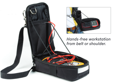 1500131 - Inspection Pouch - For multi-meters, monitors & other testing devices at height - Hands-free operation - Worn from belt or shoulder - 3M DBI-SALA image 0