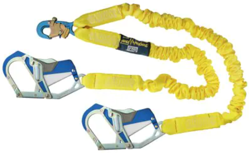 3M DBI-SALA ShockWave 2 100% Tie-Off Shock Absorbing Lanyard 1246416, Yellow image 0