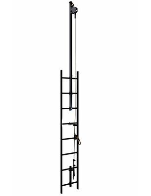 6116636 - Lad-Saf Top/Bottom Bracket Extension - Extends 4 ft. above attachment point - 2 user max capacity - Galvanized Steel - Ideal for wind energy, storm sewer & rooftop access - 3M DBI-SALA image 0