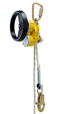 Rollgliss R550 Rescue Unit - Fully automatic - For emergency rescue from elevated work areas - Includes Rescue wheel, (2) carabiners, 4ft. anchor sling and rope bag - 3M DBI SALA image 0