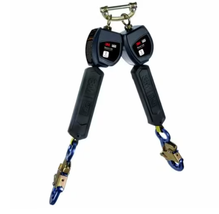 3100547 Nano-Lok Personal Twin-Leg Self Retracting Lifeline, Web Swivel Snap Hook, 6 ft., Class 1, ANSI - 3M DBI-SALA image 0