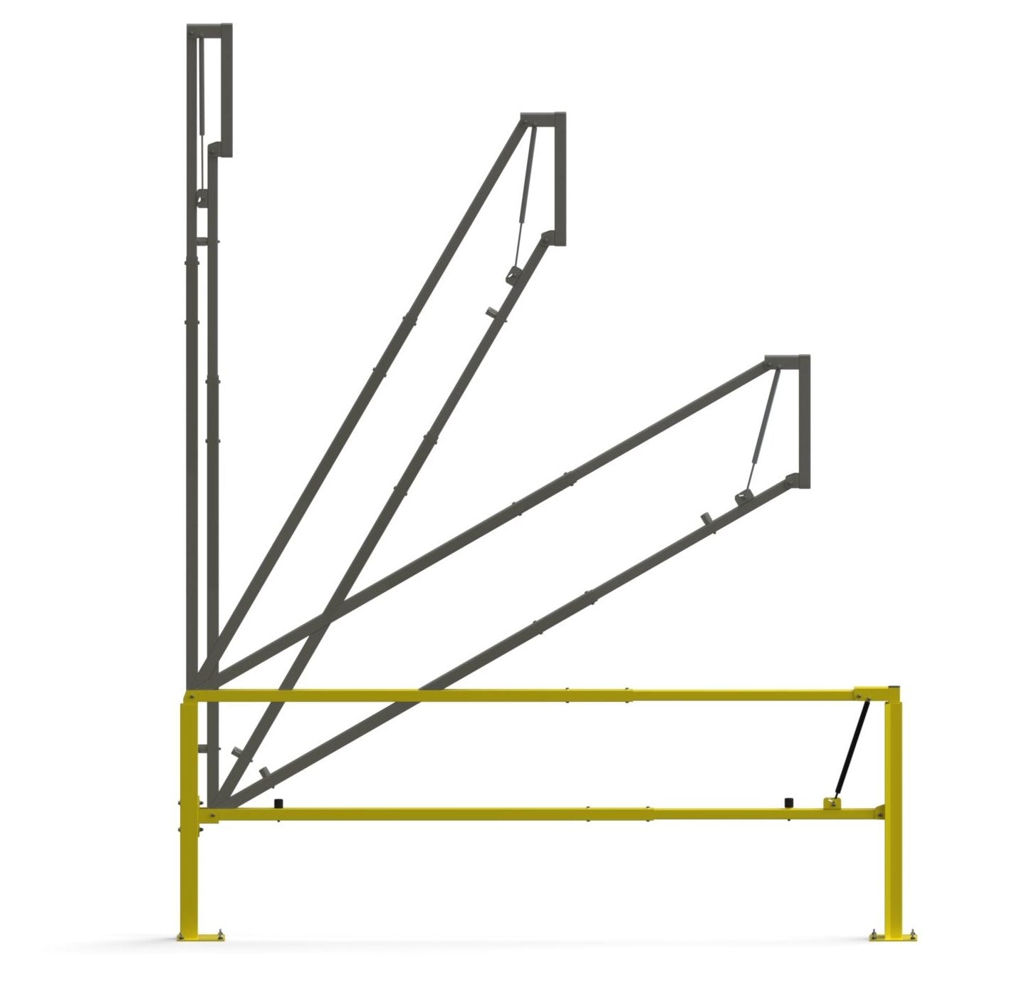 Adjustable Safety Gate - Prevents falls from docks, bays & exposed edges - Adjustable width - Slam-proof design - 90-degree vertical lift - PS DOORS ESG - EdgeSafe Smart Gate image 0