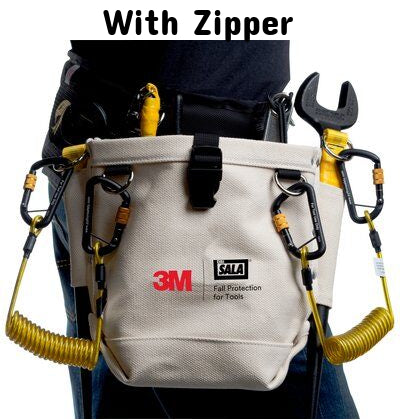 1500130 - Utility bag with zipper - For carrying & tethering tools - 2 outer / 2 inner pockets - Adjustable closure - 1 EA - 3M DBI-SALA image 0