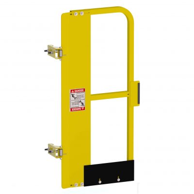 Full-height Ladder Safety Gate - Self-closing industrial swing gate - Ships fully assembled - Easy installation - Meets OSHA & ANSI - PS DOORS LSGF image 0