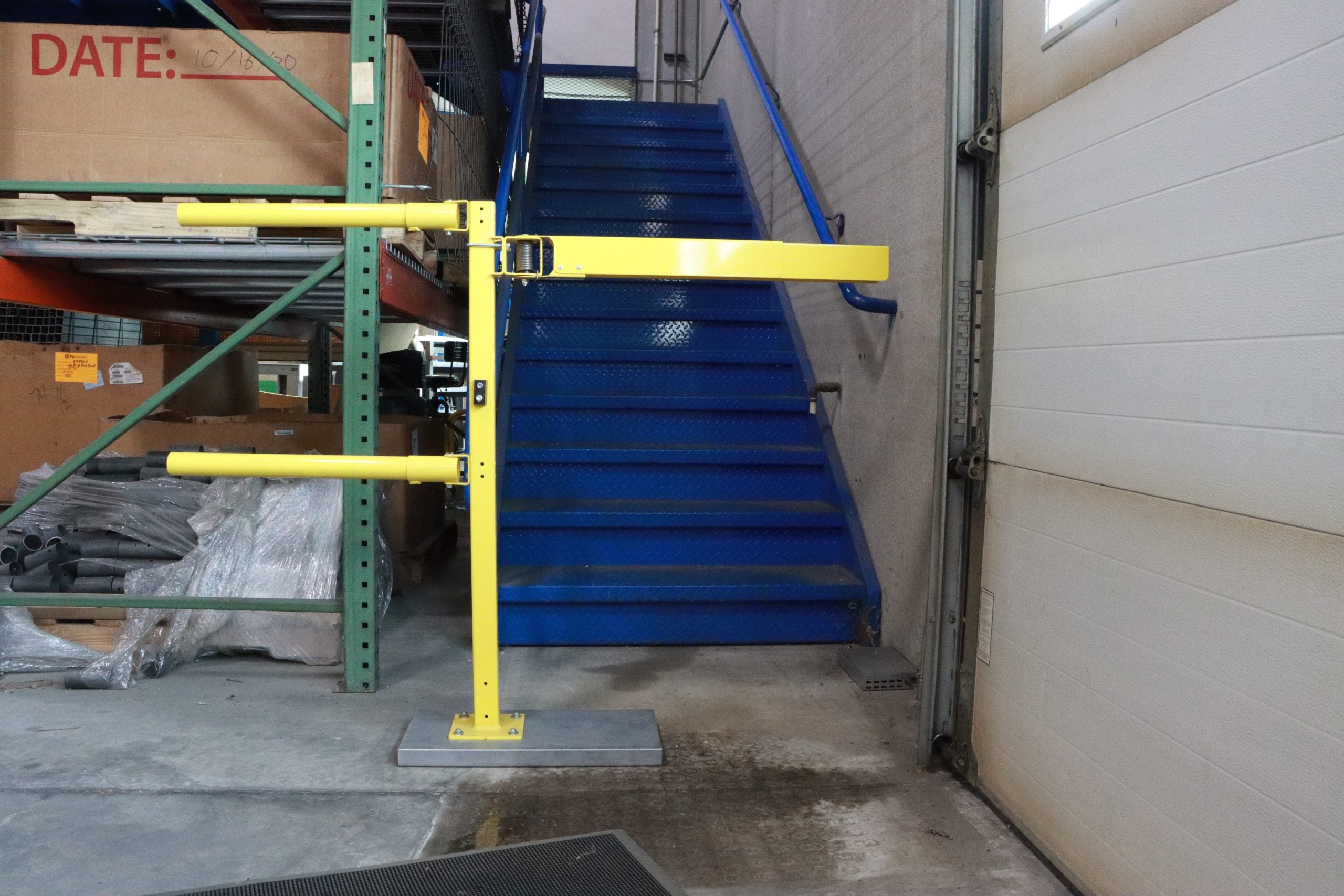 EdgeSafe Personnel Access Gate Single Arm - EPAGS-2442-PCY - PS DOORS image 0