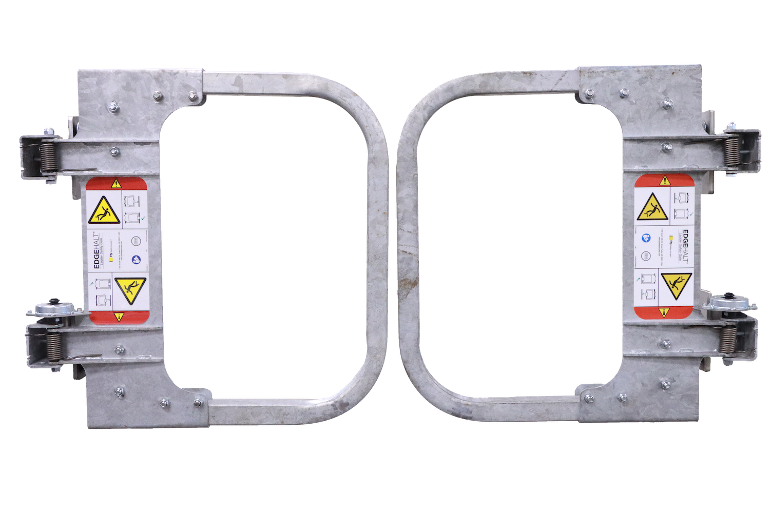 EdgeHalt Posi-Stop Double Ladder Safety Gate - Surface mount the DBL gates with no extra hardware - PS DOORS image