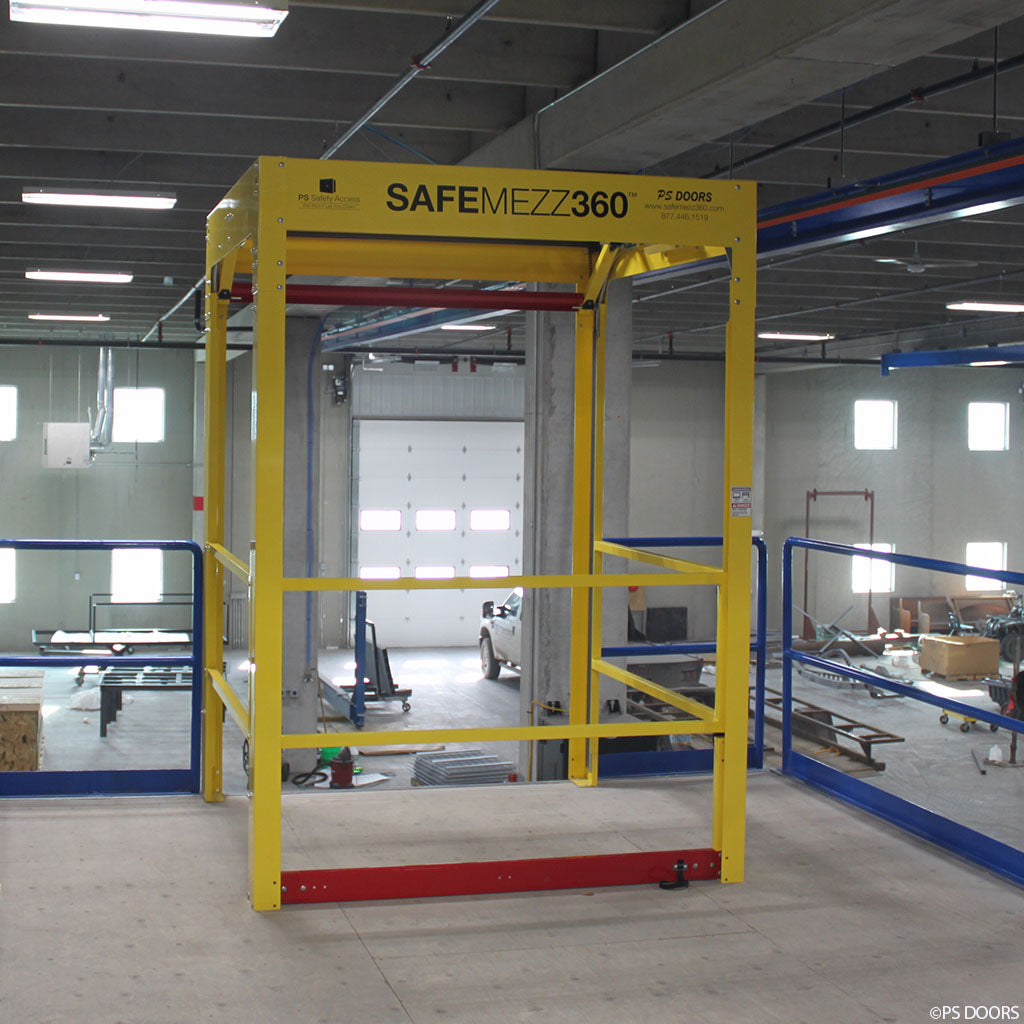 SafeMezz360 Bi-directional Mezzanine Safety Gate - PS Doors image 7