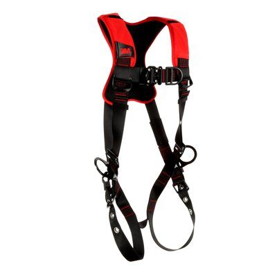 PROTECTA Vest-style Positioning/Climbing Harness - Front, Back & Side D-rings - Tongue-buckle leg straps - Back padding image 3