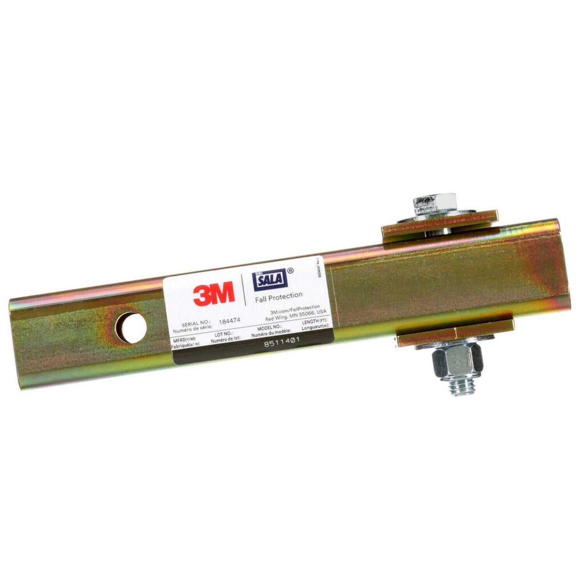 Flexiguard Truck Hitch Joint Adapter Zinc Plated Steel - 3M DBI-SALA 8 ...