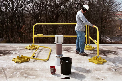 StealthRail – Folding Roof Safety Rail System - BlueWater image 0