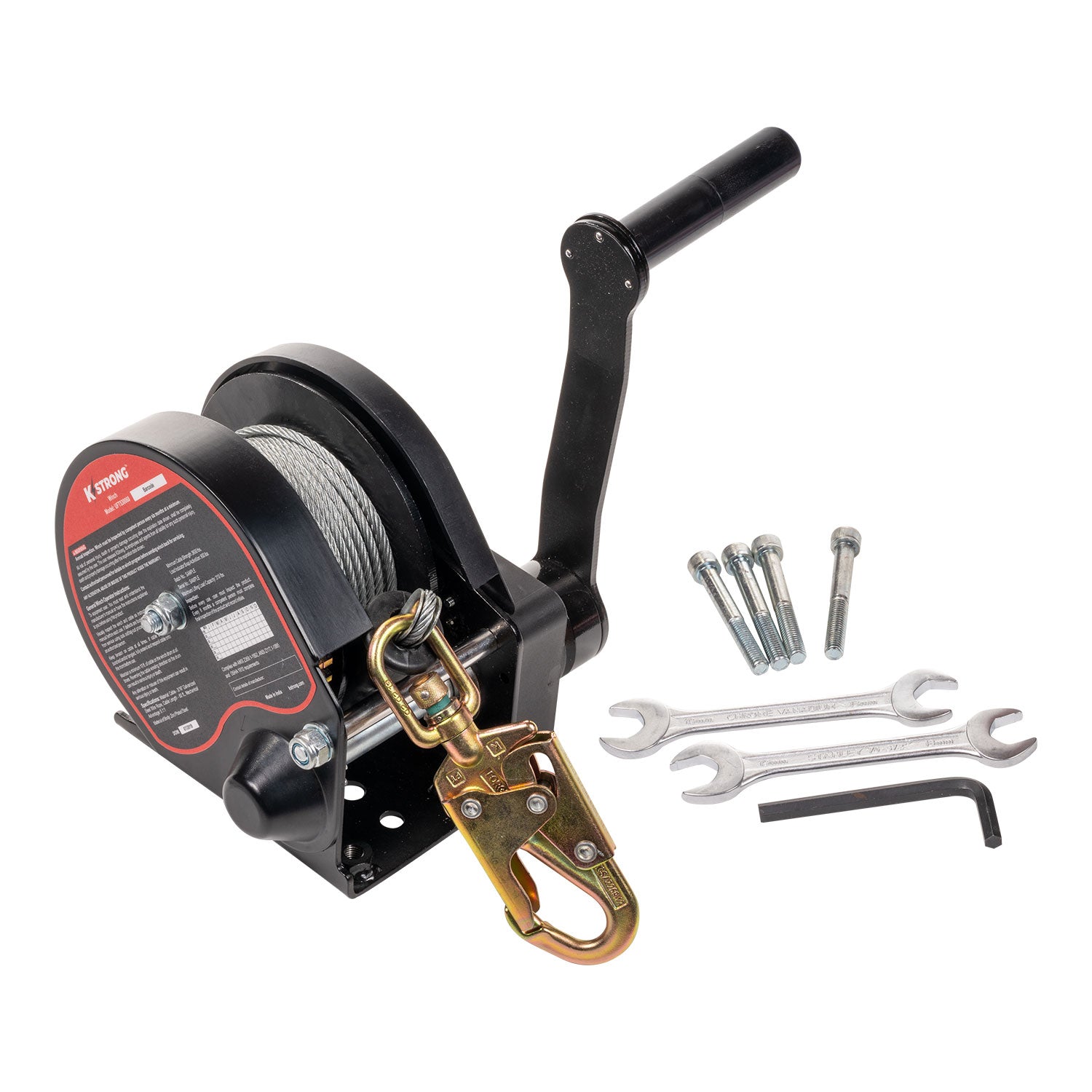 Megapod 7ft. Basic Kit - Includes Tripod, 60ft. Material/Personnel Winch, And Storage Bags For Tripod/Equipment - KStrong UFT510007BK image 2