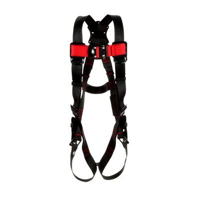 PROTECTA Vest-style Harness - Back D-ring, TB/QC - Tongue-buckle leg straps - Quick-connect chest buckle image 0