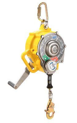 3400940 - Sealed-Blok RSQ (SRL) Self Retracting Lifeline - 50 ft. (15m) - Galvanized steel cable lifeline - 3-way emergency retrieval system - RSQ dual-mode: Fall arrest or descent mode - Swiveling galvanized steel snap hook - 4ft. cable tie-off adaptor image 0