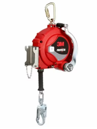 3590053 Protecta 3-Way Retrieval Self-Retracting Lifeline with Bracket, Stainless Steel Cable, Steel Snap Hook, 50ft, ANSI - 3M image 0