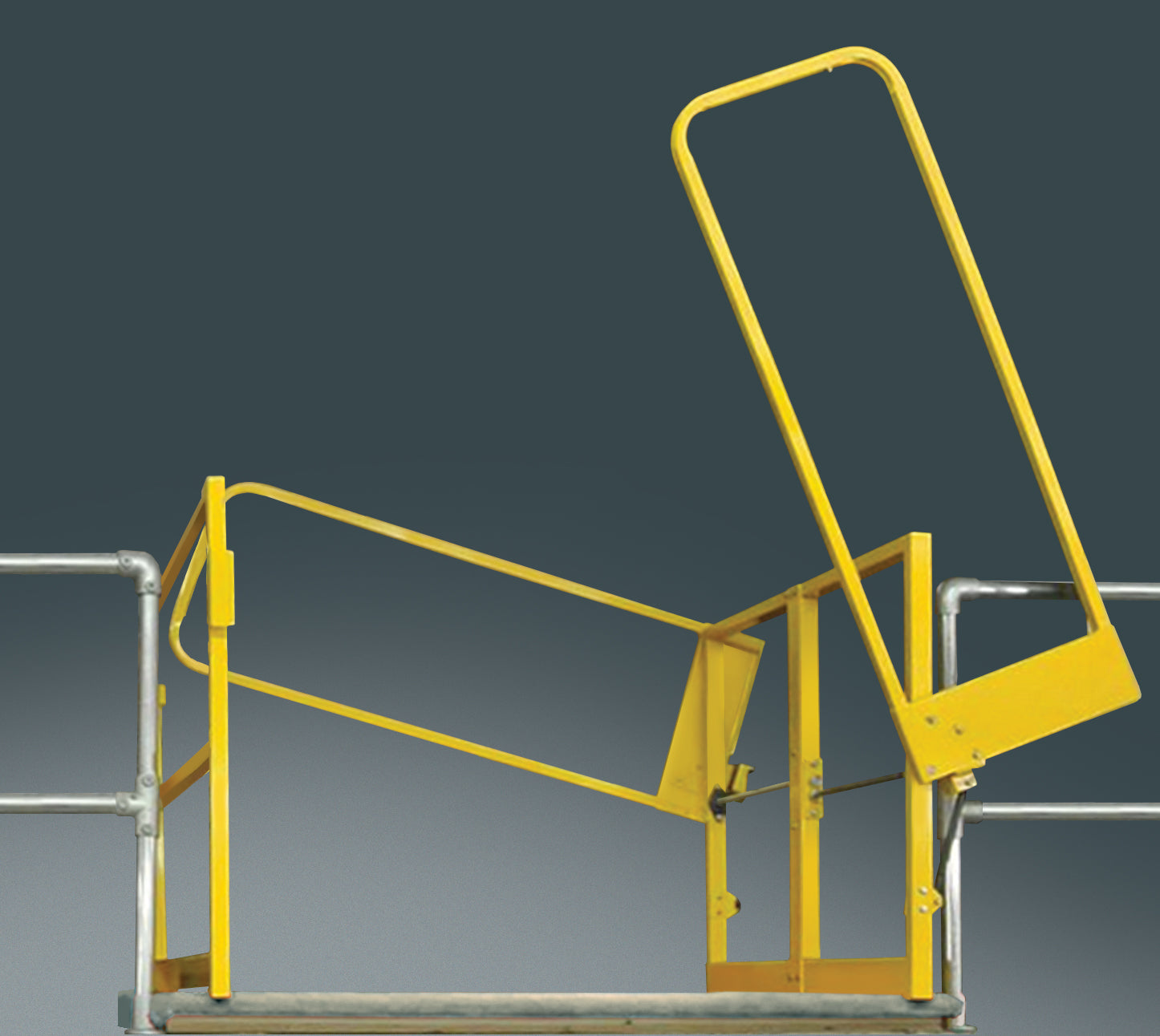 Clear Height Mezzanine Safety Gate - CH15-64PC - Fabenco image 0