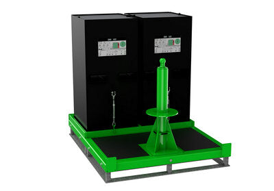M200 Multi-directional Counterweight Base - Easy transport - Leveling jacks for stability - Slip-resistant walking surface - Improved mobility - 3M DBI-SALA Flexiguard 8530887/8530886 image 0