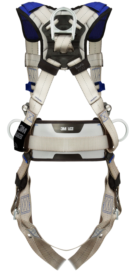 3M DBI-SALA ExoFit X100 Comfort Construction Climbing/Positioning Safety Harness back