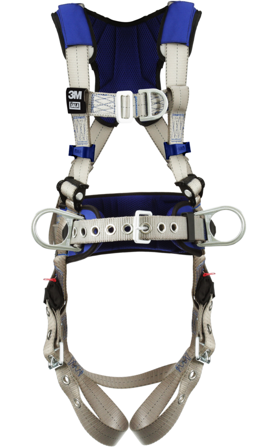 3M DBI-SALA Exofit X100 Comfort Construction Climbing/Positioning Safety Harness front