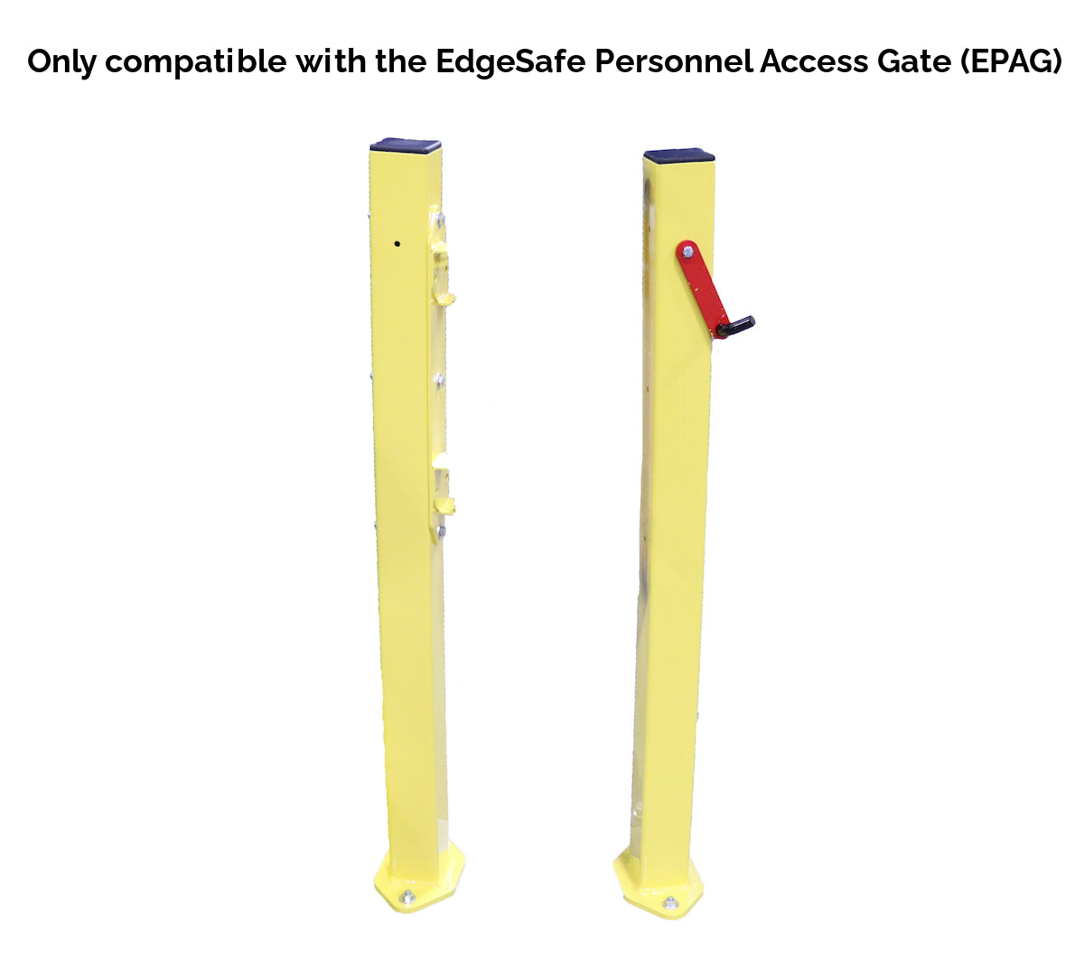 EPAG Mounting Post Kit - Makes it easier to mount and lock gate - Includes two posts -  Only compatible with EdgeSafe Personnel Access Gate - PS DOORS 515088 image 0