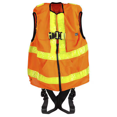 3M DBI-SALA ExoFit X50 Hi-Vis Reflective Workvest Safety Harness - Orange (1600024-1600026)