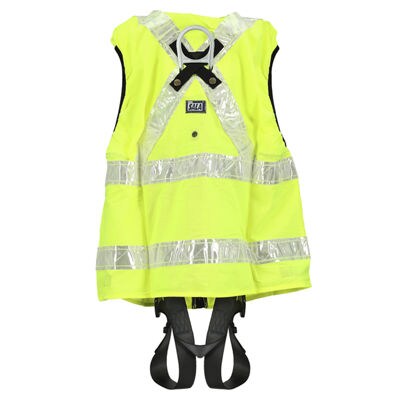 3M DBI-SALA ExoFit X50 Hi-Vis Reflective Workvest Safety Harness - Yellow (1600030-1600032)