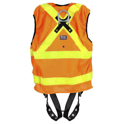 3M DBI-SALA ExoFit X50 Hi-Vis Reflective Workvest Safety Harness - Orange (1600077-1600079)