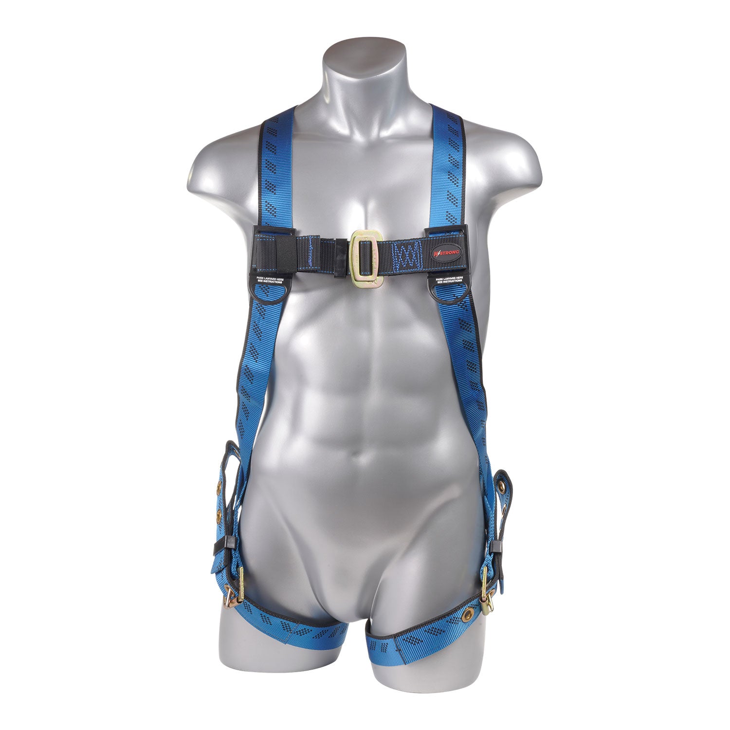 Kapture Essential 3-Point Full Body Harness, Dorsal D-Ring, TB Legs (Small to Large) - KStrong image 0