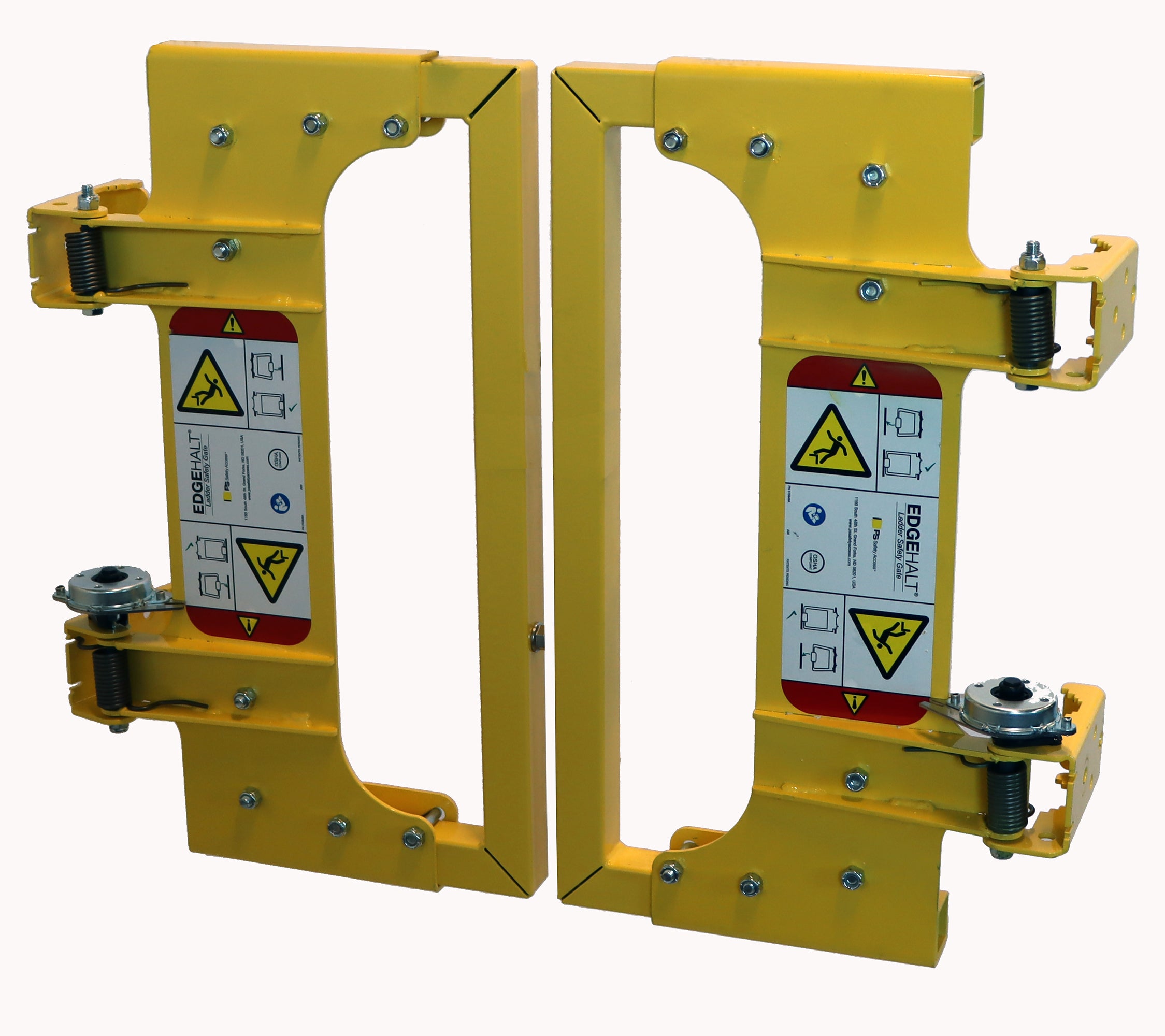 EdgeHalt Posi-Stop Double Ladder Safety Gate - Surface mount the DBL gates with no extra hardware - PS DOORS image