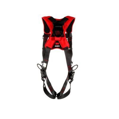PROTECTA Vest-style Positioning/Climbing Harness - Front, Back & Side D-rings - Tongue-buckle leg straps - Back padding image 2