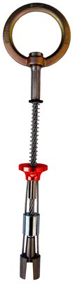 2190053 - Concrete Wedge Anchor - Installs into 3/4 in. (19mm) hole - For use in wall or overhead ceiling - 360-degree swiveling D-ring - Shielded release cables - 3M PROTECTA image 0