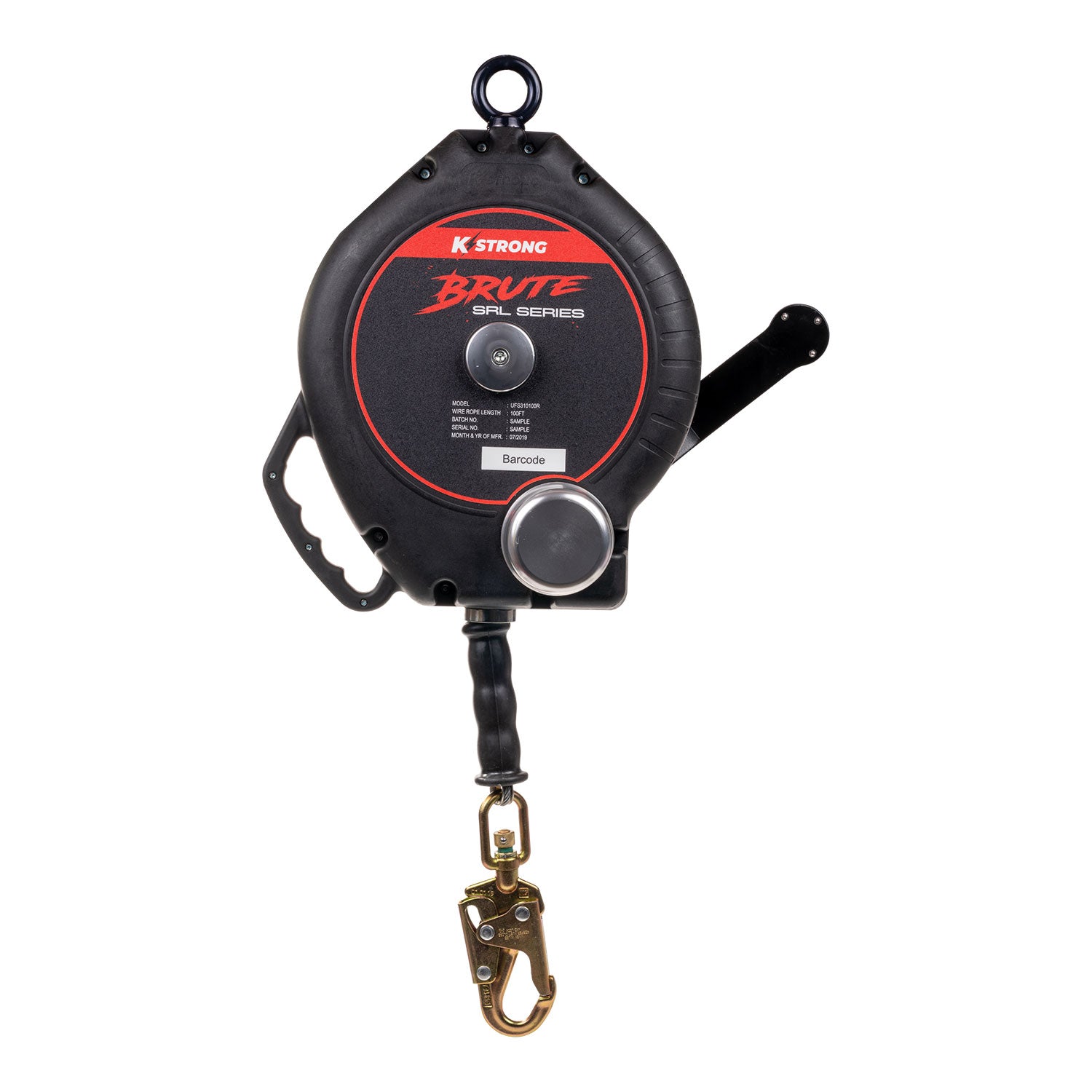 BRUTE 100’ Wire Cable 3-Way Rescue Retrieval SRL-R (ANSI) - KStrong UFS310100R image 1