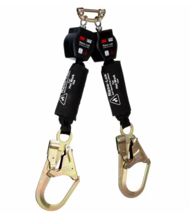 Nano-Lok Hot Work Twin-Leg Personal Self-Retracting Lifeline, Kevlar Fiber Web, 6 ft - 3M DBI-SALA 3100567 image 0