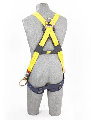 Delta Cross-Over Style Positioning/Climbing Harness - Front, back &amp; side D-rings - Loops for body belt - Pass-thru buckle leg straps image 3