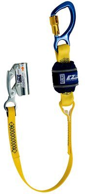 Rope Adjuster with 3ft. lanyard - Manual rope adjuster for 5/8 in. rope lifeline - EZ-Stop shock absorbing lanyard - Manual lifeline rope adjuster - Cam locking safety system - 3M DBI-SALA 1246566 image 0
