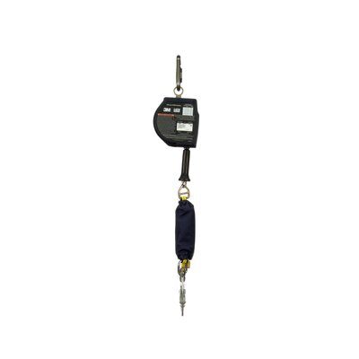 DBI-SALA Nano-Lok Extended Self-Retracting Lifeline - 15ft Stainless Steel Cable - Minimum 6ft. fall clearance - Swiveling anchor point - 3M DBI-SALA 3500091 image 1