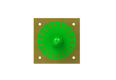 M100 Flush Floor Base - Permanently Mounted - Works with all M100 Masts - Corrosion Resistant- 3M DBI-SALA Flexiguard 8530872 image 1