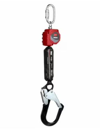 Self-Retracting Lifeline with Carabiner, Web, Aluminum Rebar Hook, 6 ft - 3M PROTECTA 3100509 image 0